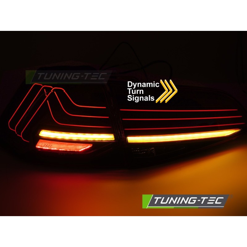 LED TAIL LIGHTS LASER SMOKE LED SEQ fits VW GOLF 7 13-19