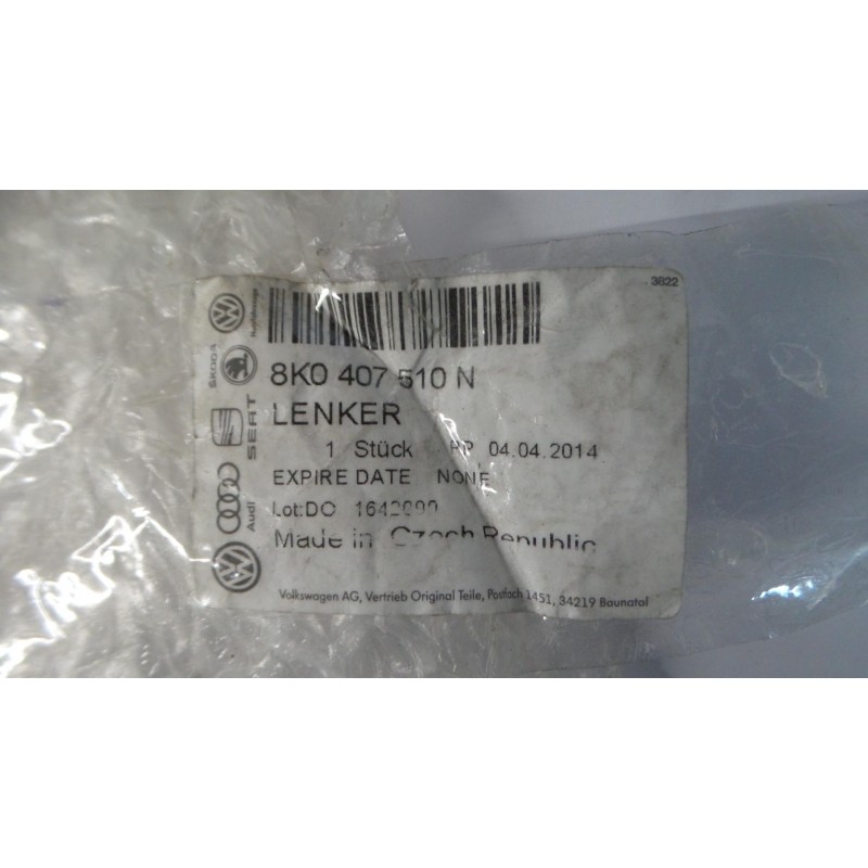 Bras De Commande De La Voie VAG 8K0407510N  Pièce d'origine oem