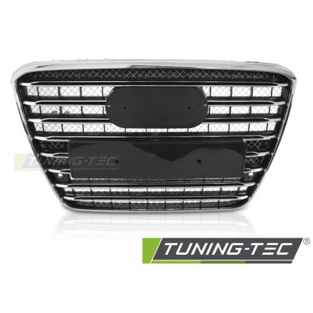 GRILLE SPORT BLACK CHROME PDC fits AUDI A8 D4 09-13