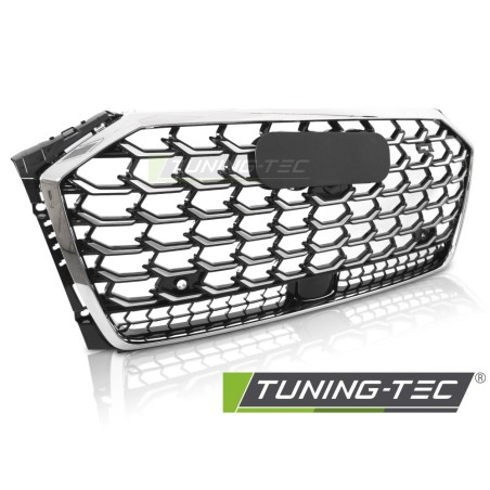 GRILLE SPORT S STYLE BLACK CHROME PDC fits AUDI A8 D5 21-