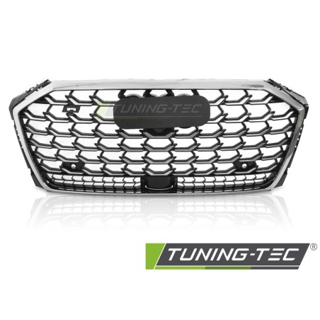 GRILLE SPORT S STYLE BLACK CHROME PDC fits AUDI A8 D5 21-