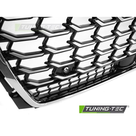 GRILLE SPORT S STYLE BLACK CHROME PDC fits AUDI A8 D5 21-