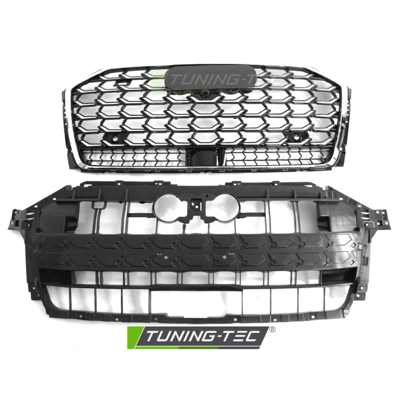 GRILLE SPORT S STYLE BLACK CHROME PDC fits AUDI A8 D5 21-