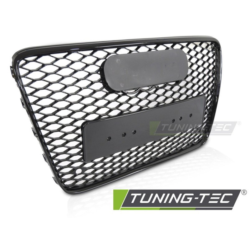 GRILLE SPORT STYLE GLOSSY BLACK PDC fits AUDI Q7 4L 05-15