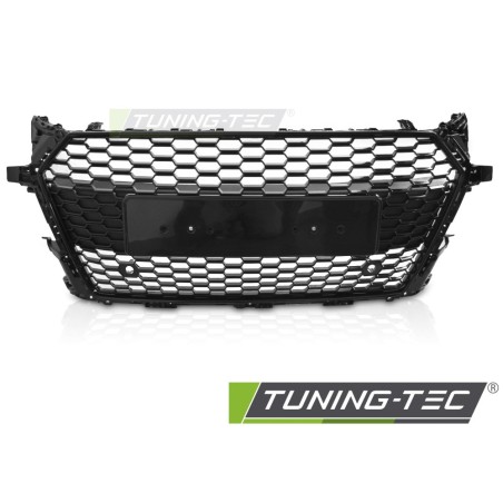GRILLE SPORT STYLE GLOSSY BLACK PDC fits AUDI TT 8S 14-18