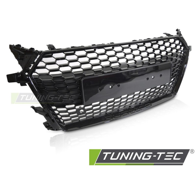 GRILLE SPORT STYLE GLOSSY BLACK PDC fits AUDI TT 8S 14-18