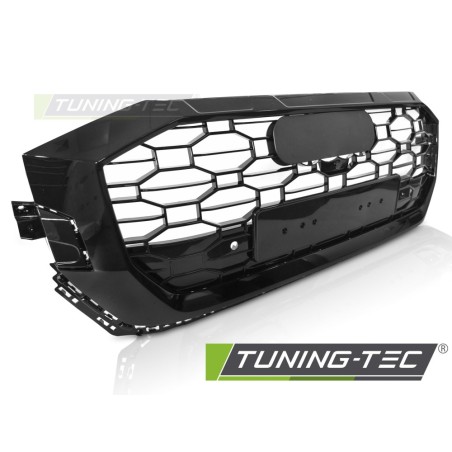 GRILLE SPORT STYLE GLOSSY BLACK PDC fits AUDI Q8 18-23