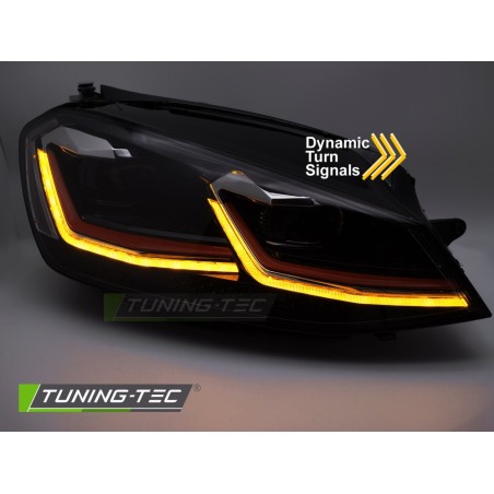 FULL LED HEADLIGHTS RED LINE DRL fits VW GOLF 7 11.12-17