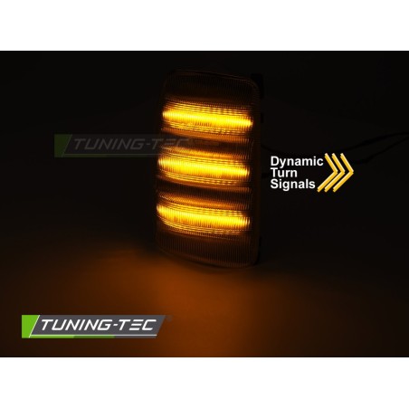 SIDE DIRECTION IN THE MIRROR SMOKE LED SEQ fits FORD TRANSIT 13-