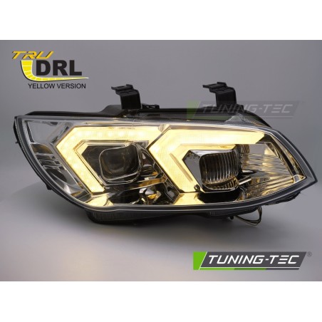 XENON HEADLIGHTS YELLOW LED CHROME DRL fits BMW E92 / E93 LCI 10-13
