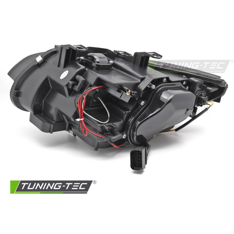 XENON HEADLIGHTS YELLOW LED BLACK DRL fits BMW E92 / E93 06-10