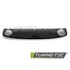 DIFFUSOR SINGLE OUTLET GLOSSY BLACK SPORT STYLE fits AUDI A4 B8 12-15