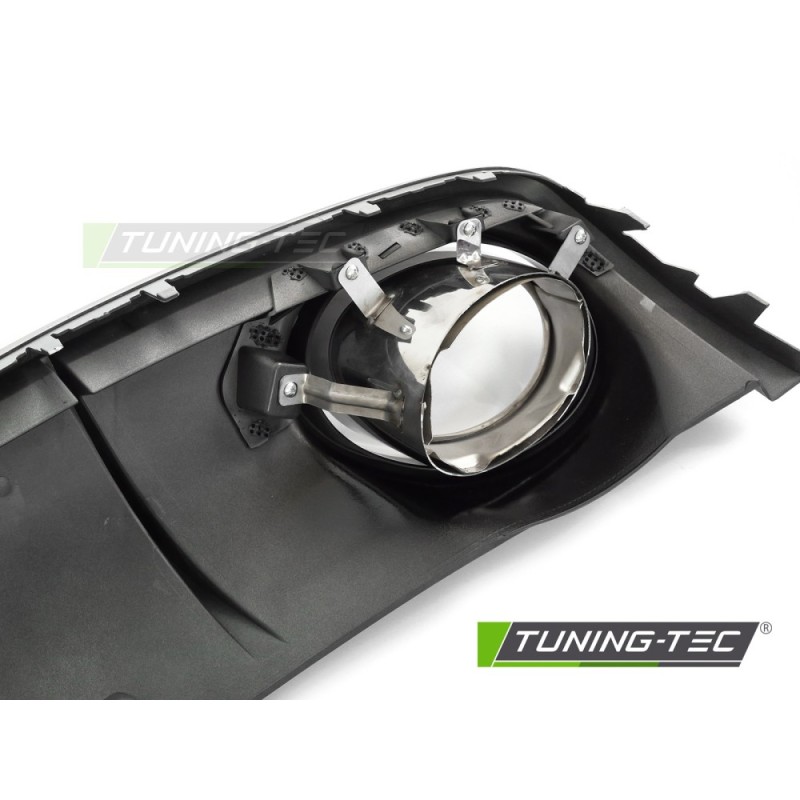 DIFFUSOR SINGLE OUTLET GLOSSY BLACK SPORT STYLE fits AUDI A4 B8 12-15