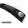 DIFFUSOR SINGLE OUTLET GLOSSY BLACK SPORT STYLE fits AUDI A4 B8 12-15