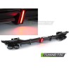 DIFFUSOR TWIN OUTLET GLOSSY BLACK with LED BRAKE LIGHT SPORT STYLE fits AUDI A5 F5 19-23