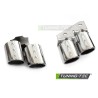 DIFFUSOR SINGLE OUTLET SILVER SPORT S STYLE fits AUDI A4 B8 08-11