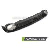 DIFFUSOR TWIN OUTLET GLOSSY BLACK SPORT STYLE fits AUDI A6 C7 11-14