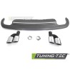 DIFFUSOR TWIN OUTLET SILVER SPORT S STYLE fits AUDI A5 8T 8F 11-16