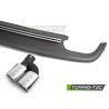 DIFFUSOR TWIN OUTLET SILVER SPORT S STYLE fits AUDI A5 8T 8F 11-16