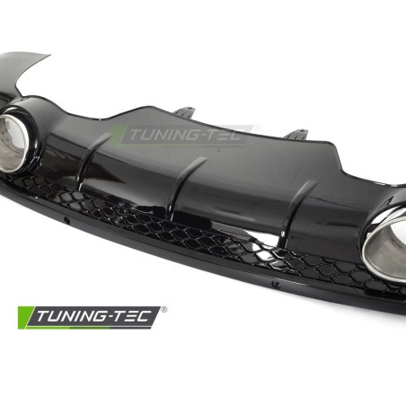 DIFFUSOR TWIN OUTLET PDC GLOSSY BLACK SPORT STYLE fits AUDI Q5 8R 12-16