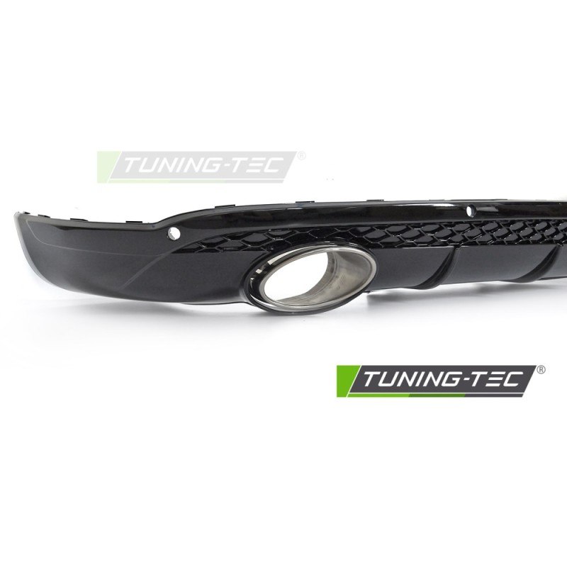 DIFFUSOR TWIN OUTLET PDC GLOSSY BLACK SPORT STYLE fits AUDI Q5 8R 12-16