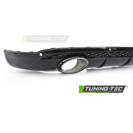 DIFFUSOR TWIN OUTLET PDC GLOSSY BLACK SPORT STYLE fits AUDI Q5 8R 12-16