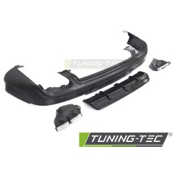 DIFFUSOR TWIN OUTLET PDC BLACK SPORT S STYLE fits AUDI Q7 4L 05-15