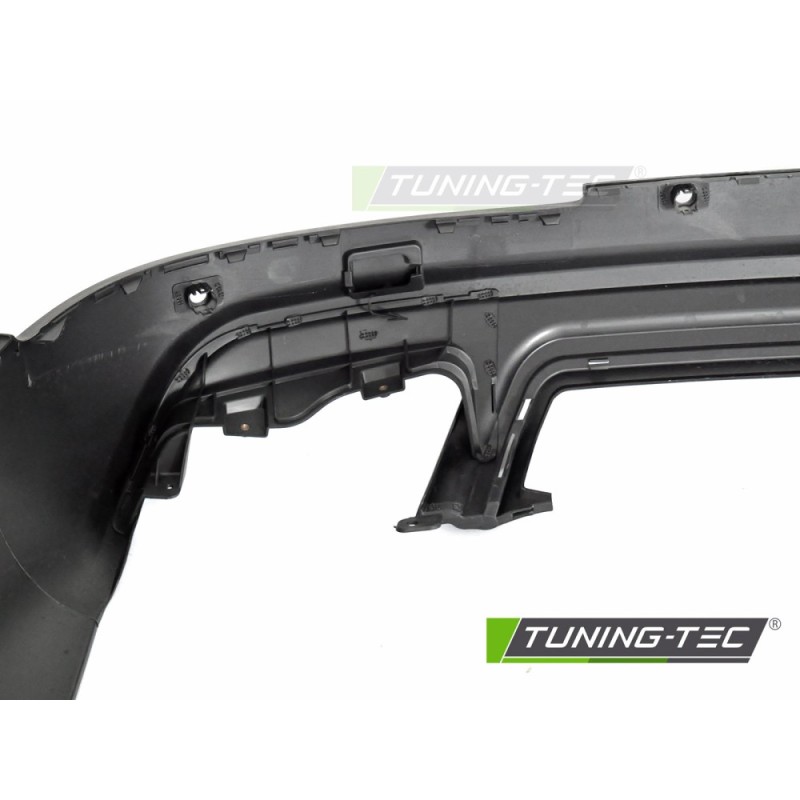 DIFFUSOR TWIN OUTLET PDC BLACK SPORT S STYLE fits AUDI Q7 4L 05-15