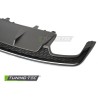 DIFFUSOR TWIN OUTLET SILVER BLACK SPORT S STYLE fits AUDI A7 C7 14-18