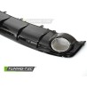 DIFFUSOR TWIN OUTLET GLOSSY BLACK SPORT STYLE fits AUDI A7 C7 14-18