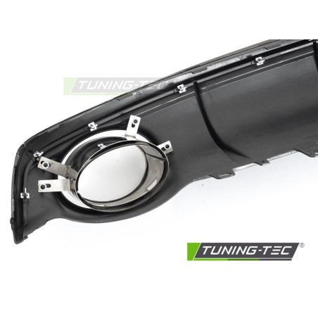 DIFFUSOR TWIN OUTLET GLOSSY BLACK SPORT STYLE fits AUDI A7 C7 14-18