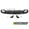 DIFFUSOR TWIN OUTLET GLOSSY BLACK SPORT STYLE fits AUDI A7 C7 10-14