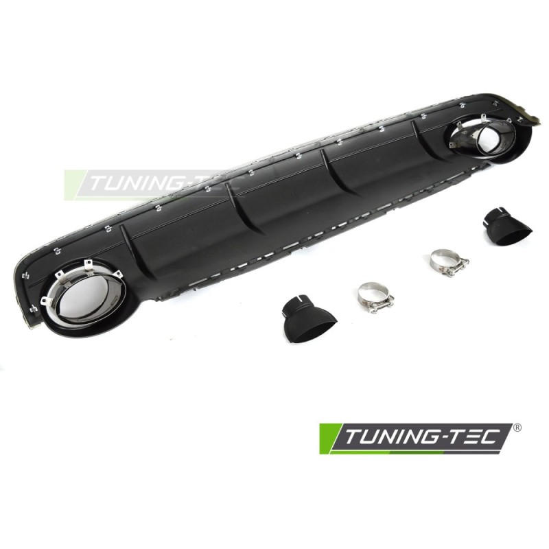 DIFFUSOR TWIN OUTLET SPORT STYLE fits AUDI Q7 4M 15-19