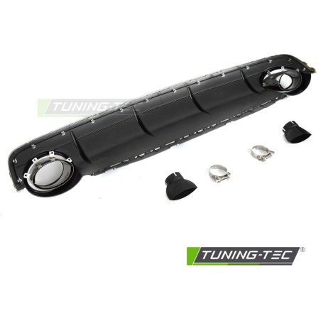 DIFFUSOR TWIN OUTLET SPORT STYLE fits AUDI Q7 4M 15-19