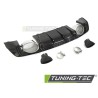 DIFFUSOR TWIN OUTLET GLOSSY BLACK SPORT STYLE fits AUDI TT 8S 14-18