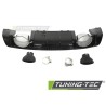 DIFFUSOR TWIN OUTLET GLOSSY BLACK SPORT STYLE fits AUDI TT 8S 14-18