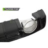DIFFUSOR TWIN OUTLET GLOSSY BLACK SPORT STYLE fits AUDI TT 8S 14-18