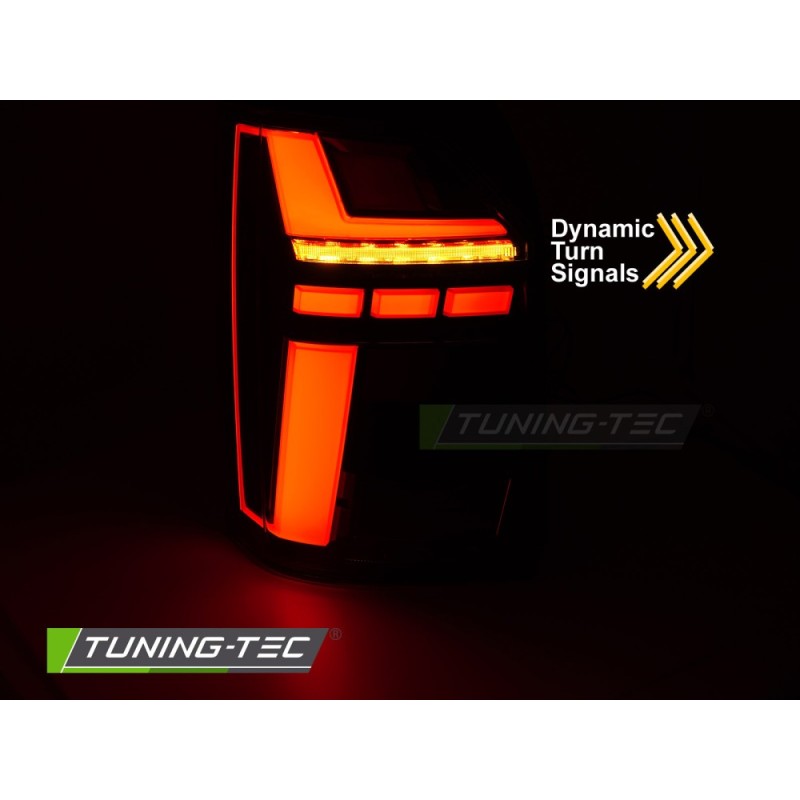 LED BAR TAIL LIGHTS SMOKE SEQ fits VW T6 15-19 / T6.1 20-24