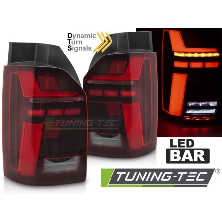 LED BAR TAIL LIGHTS RED SEQ fits VW T6 15-19 / T6.1 20-24