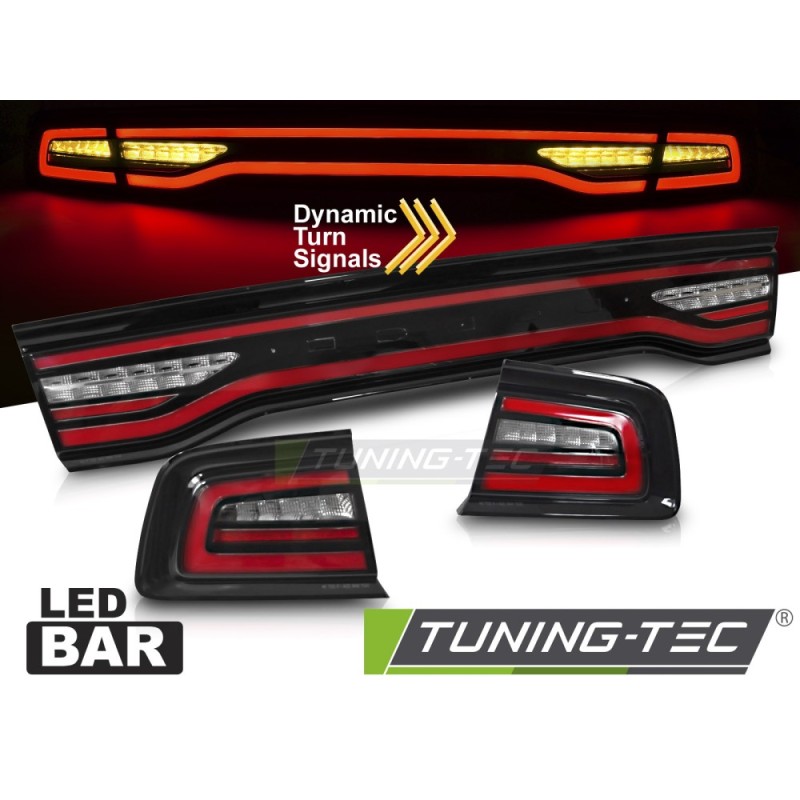 FULL LED TAIL LIGHTS SEQ fits DODGE CHARGER 11-14