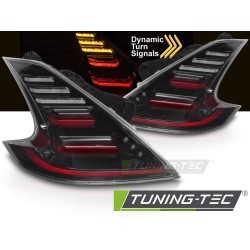FULL LED TAIL LIGHTS BLACK fits NISSAN 370Z 09-20