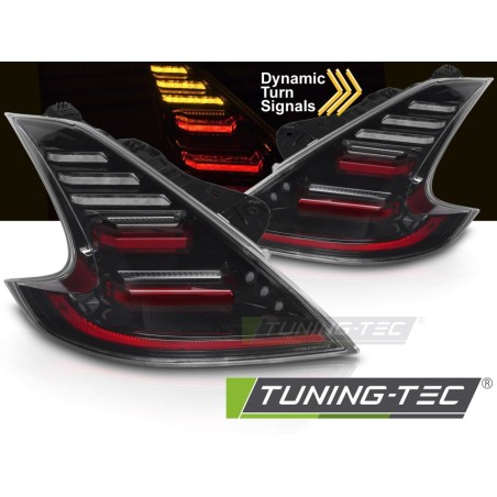 FULL LED TAIL LIGHTS BLACK fits NISSAN 370Z 09-20