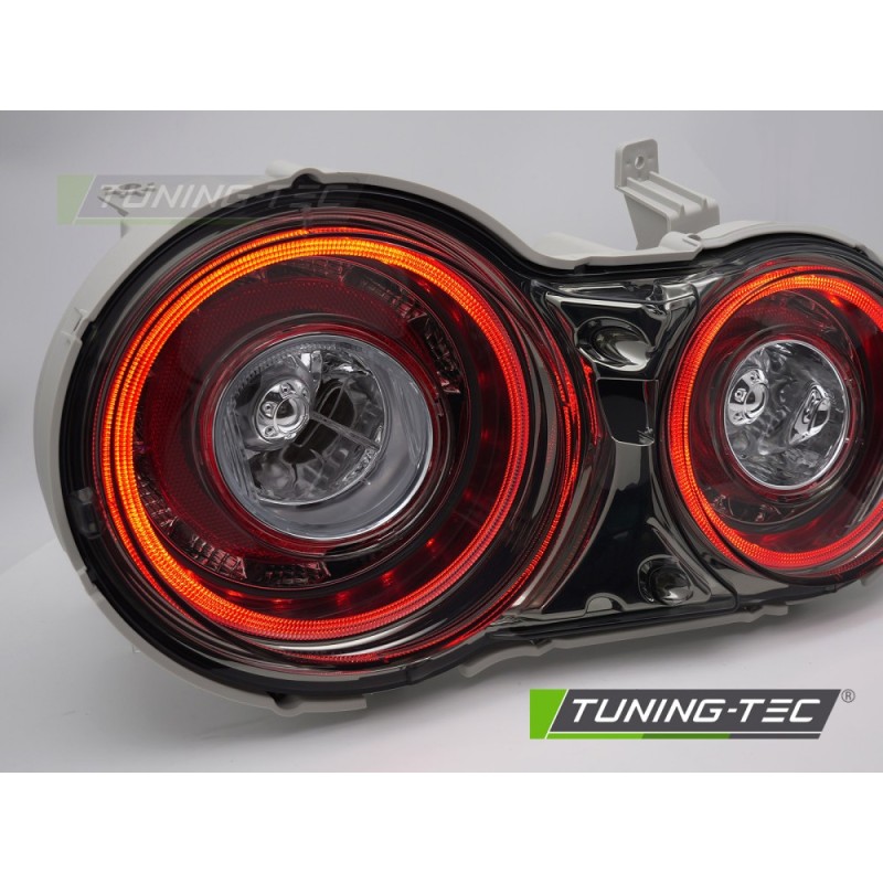 LED TAIL LIGHTS SMOKE fits NISSAN GT-R 08-23