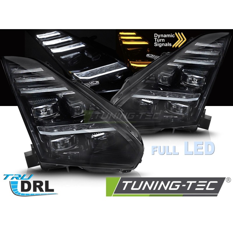 FULL LED HEADLIGHTS SEQ DRL fits NISSAN GT-R 08-23