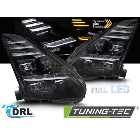 FULL LED HEADLIGHTS SEQ DRL fits NISSAN GT-R 08-23