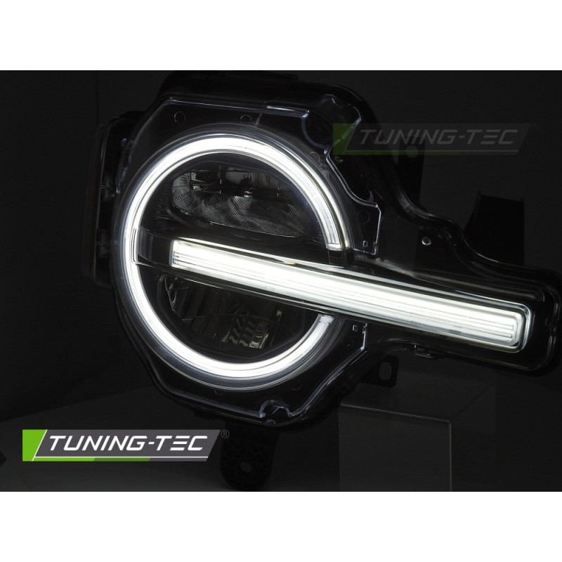 HEADLIGHTS FULL LED DRL BLACK fits FORD BRONCO 21-24