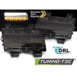 FRONT DIRECTION DRL SEQ SMOKE fits JEEP WRANGLER JL 18-23