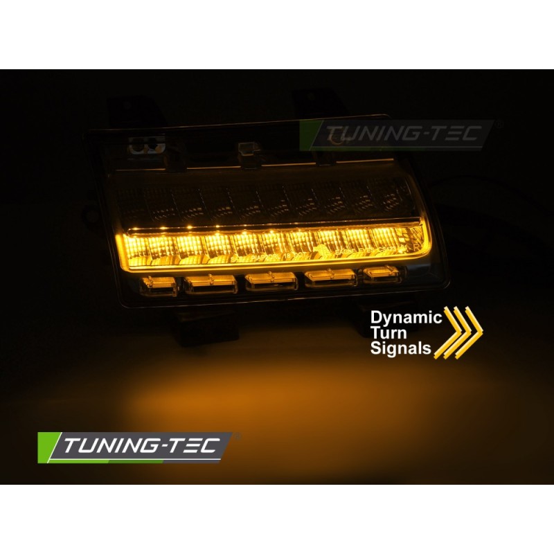 FRONT DIRECTION DRL SEQ SMOKE fits JEEP WRANGLER JL 18-23