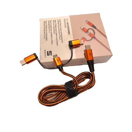 USB 3-in-1 cable for charging and data transfer SEAT | 000051444AQ