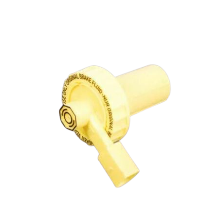 Brake fluid reservoir yellow cap with level sensor VW AUDI SEAT SKODA